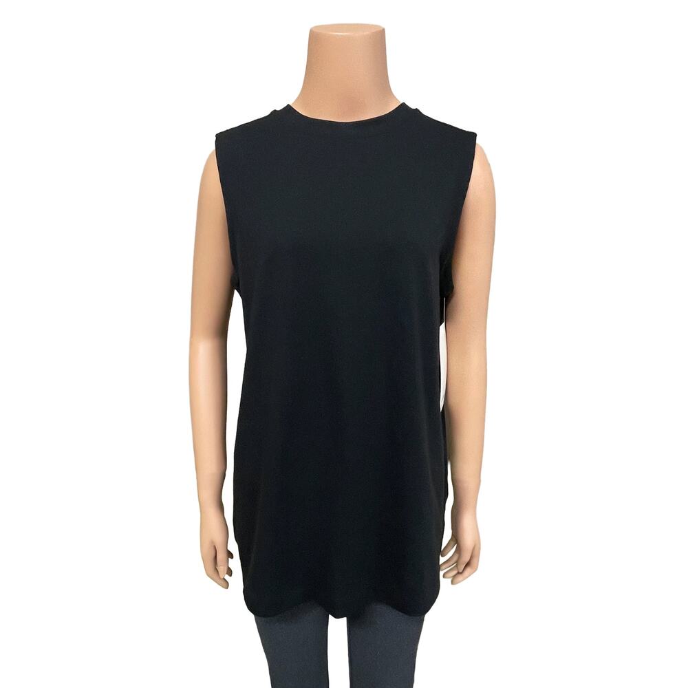 Lululemon All Yours Organic Cotton Tank Top Sz S New $38 Black Long Relaxed Fit